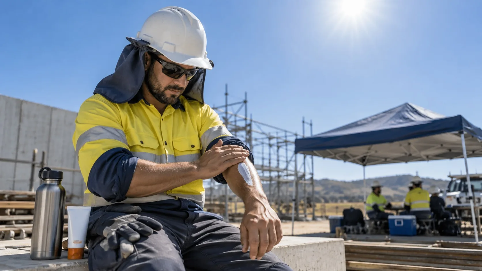 Vorschaubild für Sicheres Arbeiten unter natürlicher UV‑Strahlung