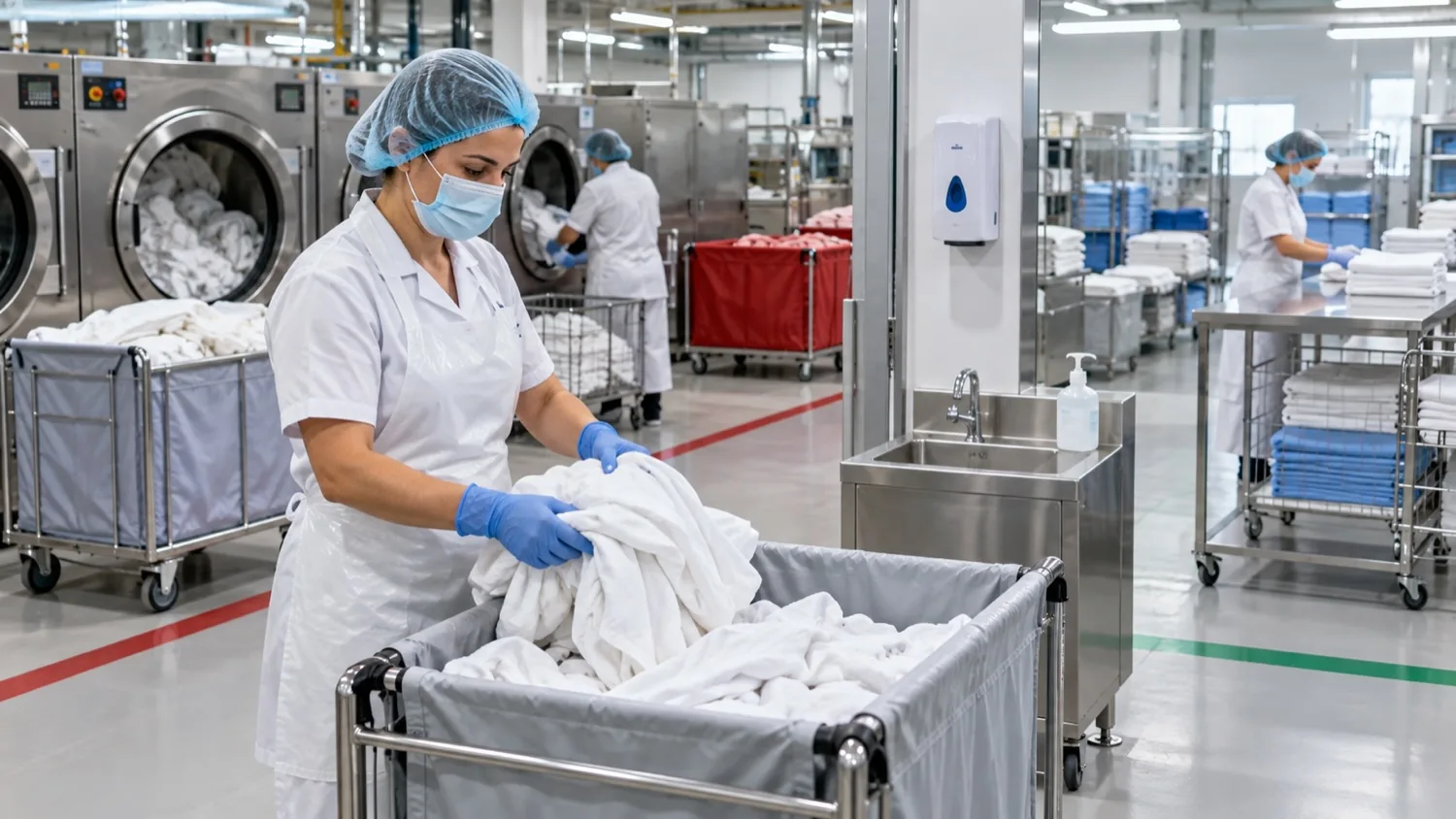 Vorschaubild für Hygiene und Infektionsschutz in Wäschereibetrieben