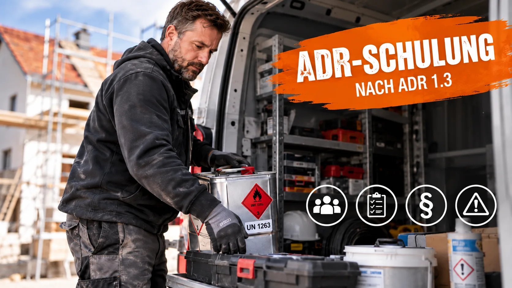 Vorschaubild für ADR 1.3 - Sicherer Transport von Gefahrstoffen